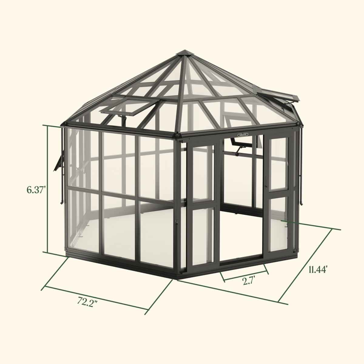 Vego | Diamond Greenhouse/Garden Room Kit