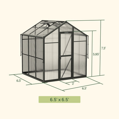 Vego | Junior Victorian Greenhouse Kit 6ft 6in Wide - MyGreenhouseStore.com