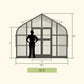 Vego | Pacific Greenhouse Kit 10ft 6in Wide