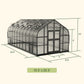 Vego | Pacific Greenhouse Kit 10ft 6in Wide