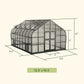 Vego | Grand Pacific Greenhouse Kit 12ft 6in Wide