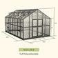 Vego | Victorian Greenhouse Kit 10ft 6in Wide