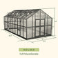 Vego | Victorian Greenhouse Kit 10ft 6in Wide