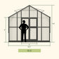 Vego | Victorian Greenhouse Kit 10ft 6in Wide