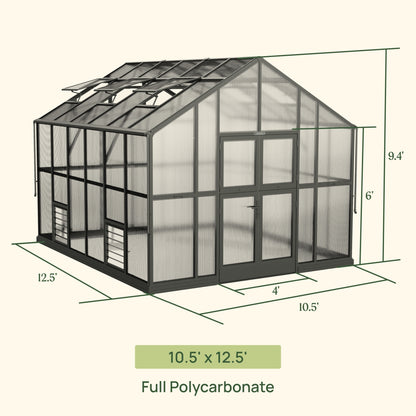 Vego | Victorian Greenhouse Kit 10ft 6in Wide