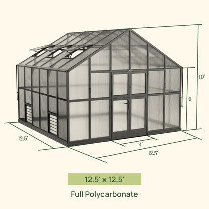 Vego | Grand Victorian Greenhouse Kit 12ft 6in Wide
