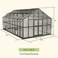 Vego | Grand Victorian Greenhouse Kit 12ft 6in Wide