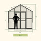 Vego | Victorian Greenhouse Kit 8ft 6in Wide