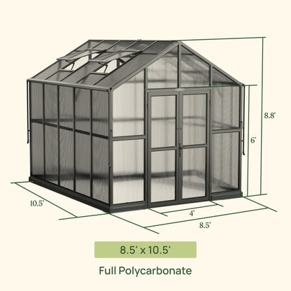 Vego | Victorian Greenhouse Kit 8ft 6in Wide