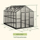 Vego | Victorian Greenhouse Kit 8ft 6in Wide