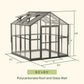 Vego | Victorian Greenhouse Kit 8ft 6in Wide