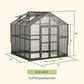 Vego | Victorian Greenhouse Kit 8ft 6in Wide