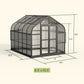 Vego | Pacific Greenhouse Kit 8ft 6in Wide
