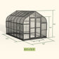 Vego | Pacific Greenhouse Kit 8ft 6in Wide