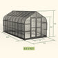 Vego | Pacific Greenhouse Kit 8ft 6in Wide