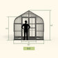 Vego | Pacific Greenhouse Kit 8ft 6in Wide