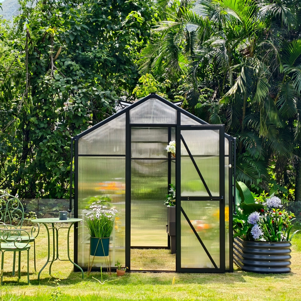 Vego | Junior Victorian Greenhouse Kit 6ft 6in Wide