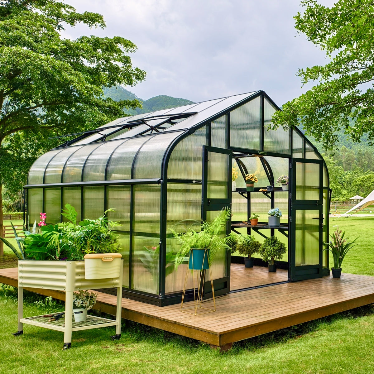 Vego | Grand Pacific Greenhouse Kit 12ft 6in Wide