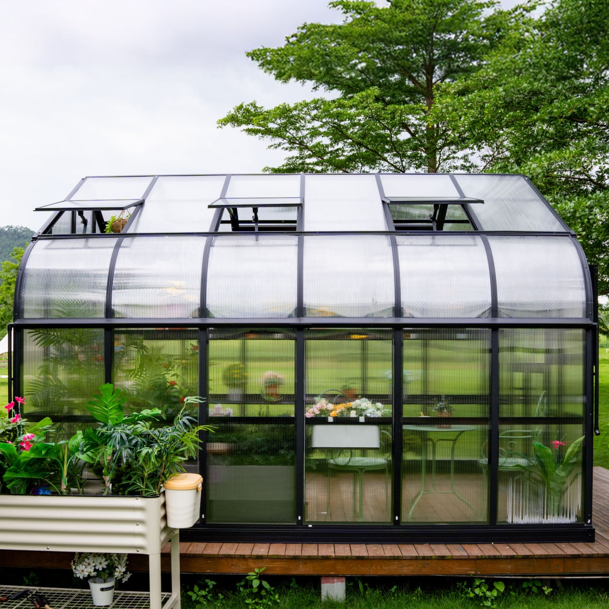 Vego | Grand Pacific Greenhouse Kit 12ft 6in Wide