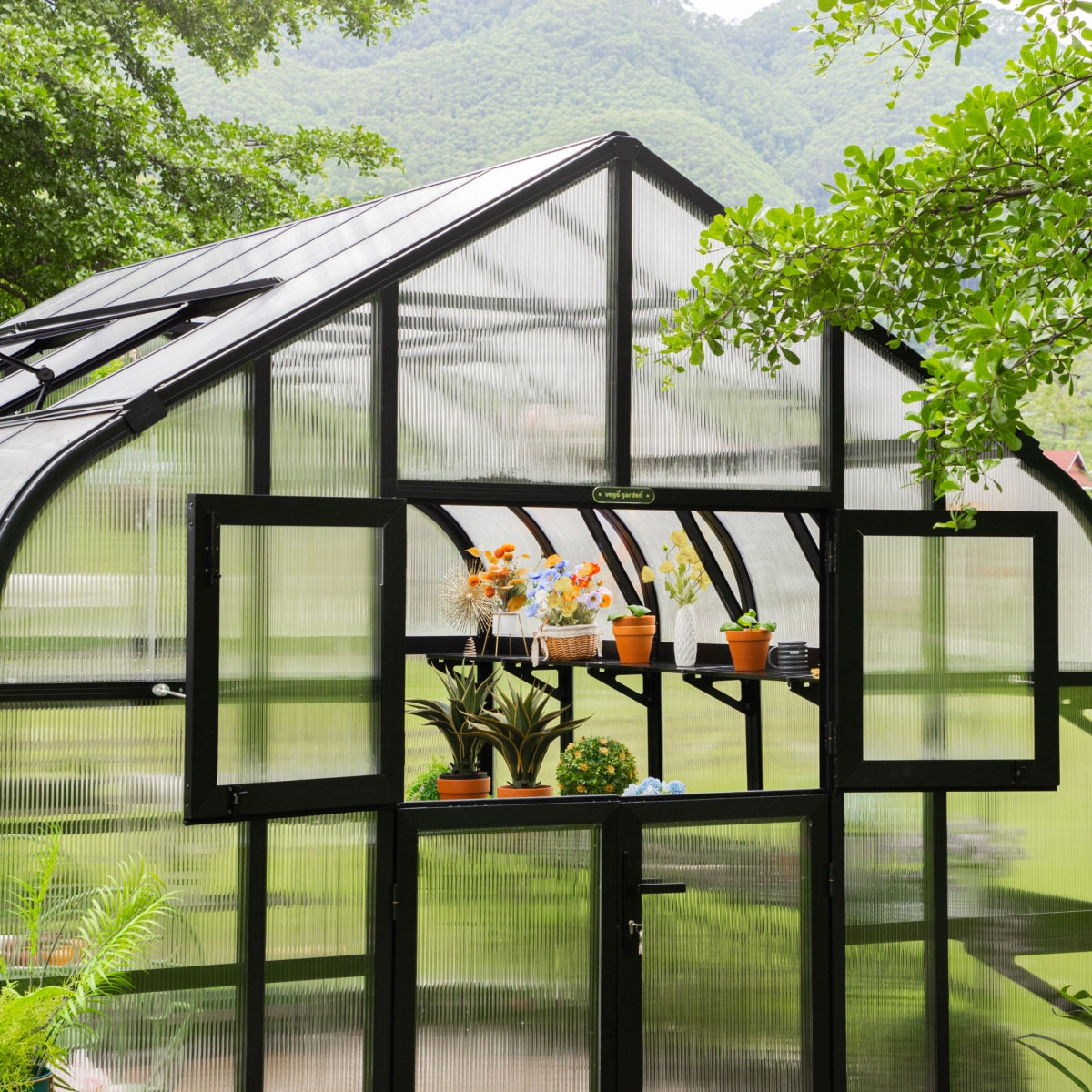 Vego | Grand Pacific Greenhouse Kit 12ft 6in Wide