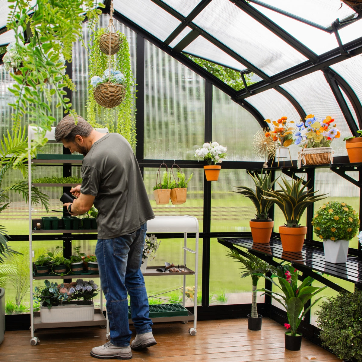 Vego | Grand Pacific Greenhouse Kit 12ft 6in Wide