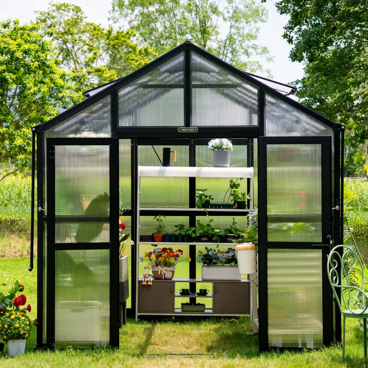 Vego | Victorian Greenhouse Kit 8ft 6in Wide
