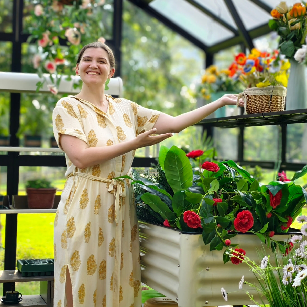Vego | Victorian Greenhouse Kit 8ft 6in Wide