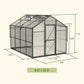 Vego | Junior Victorian Greenhouse Kit 8ft Wide