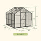 Vego | Junior Victorian Greenhouse Kit 8ft Wide
