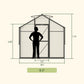 Vego | Junior Victorian Greenhouse Kit 8ft Wide