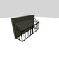 Janssens | Arcadia Lean-To Glass Greenhouse/Sunroom with 4mm Tempered Glass Glazing RIX641