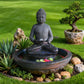 Exaco | Buddha Bowl Fountain – Peaceful Outdoor Water Feature for Gardens and Patios