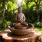 Exaco | Buddha Bowl Fountain – Peaceful Outdoor Water Feature for Gardens and Patios