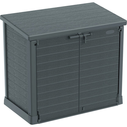DuraMax | 4.5x2.8 ft Heavy Plastic StoreAway Multipurpose Horizontal Shed with Flat Lid - 1200L