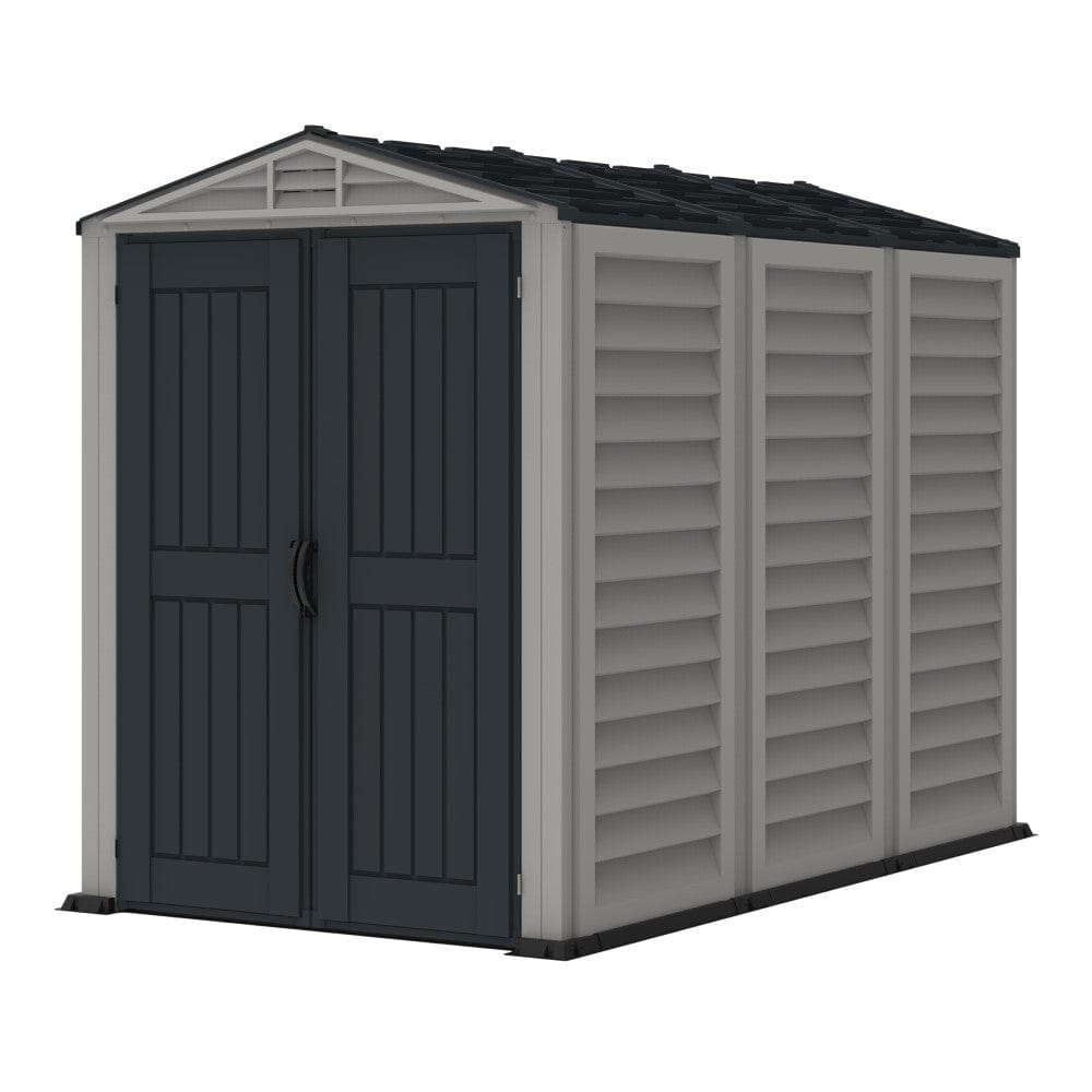 Duramax Vinyl Storage Shed Kit with Floor DuraMax | Vinyl Storage Shed YardMate Plus 5' x 8' x 6' with Floor | Eastern States 35825_NJ