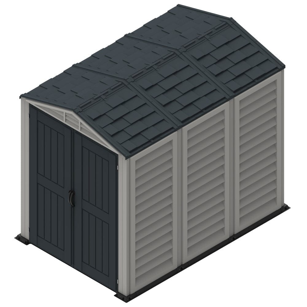 Duramax Vinyl Storage Shed Kit with Floor DuraMax | Vinyl Storage Shed YardMate Plus 5' x 8' x 6' with Floor | Eastern States 35825_NJ