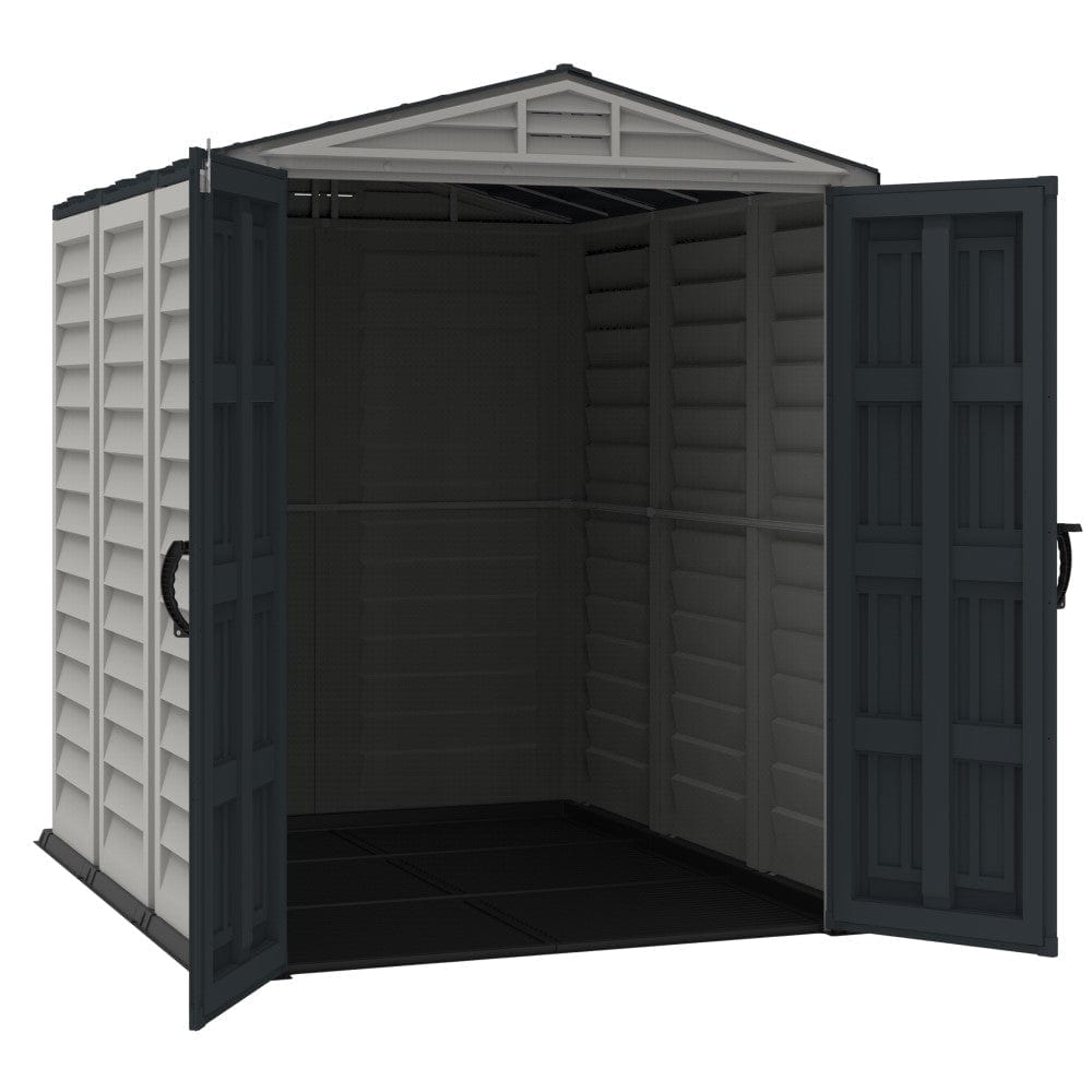 Duramax Vinyl Storage Shed Kit with Floor DuraMax | Vinyl Storage Shed YardMate Plus 5' x 8' x 6' with Floor | Eastern States 35825_NJ