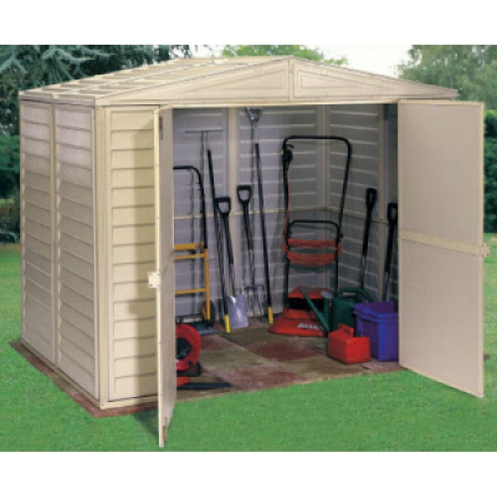 Duramax Vinyl Storage Shed Kit with Foundation DuraMax | Vinyl Storage Shed DuraMate 8' x 5.5' x 6' with Foundation | Eastern States 00184_NJ