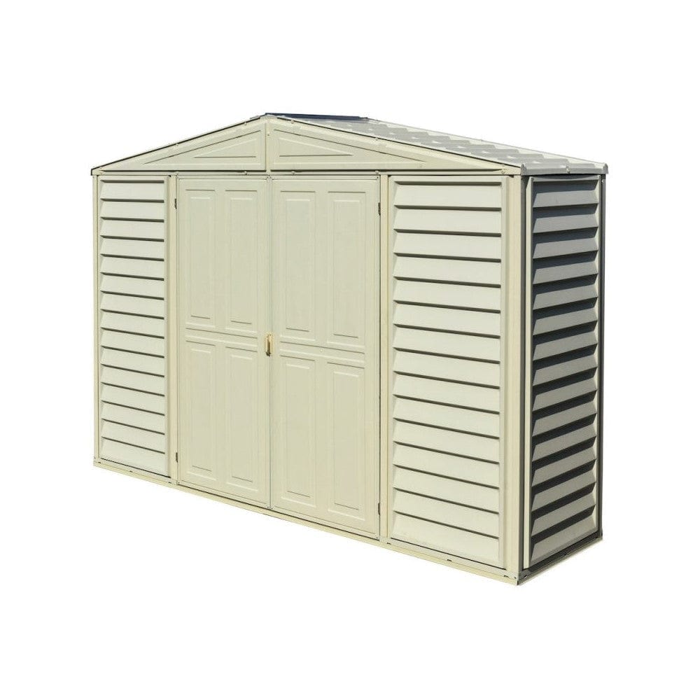 Duramax Vinyl Storage Shed Kit with Foundation DuraMax | Woodbridge SidePro Vinyl Storage Shed 10.5' x 3' with Foundation | Eastern States 98001_NJ