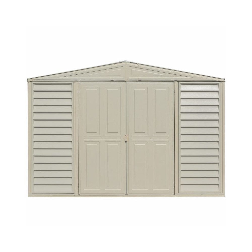 Duramax Vinyl Storage Shed Kit with Foundation DuraMax | Woodbridge SidePro Vinyl Storage Shed 10.5' x 3' with Foundation | Eastern States 98001_NJ