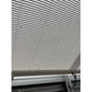 Hoklartherm | Retractable Shade Cloth Curtains for Greenhouses 8ft long in 6 widths, White Aluminized