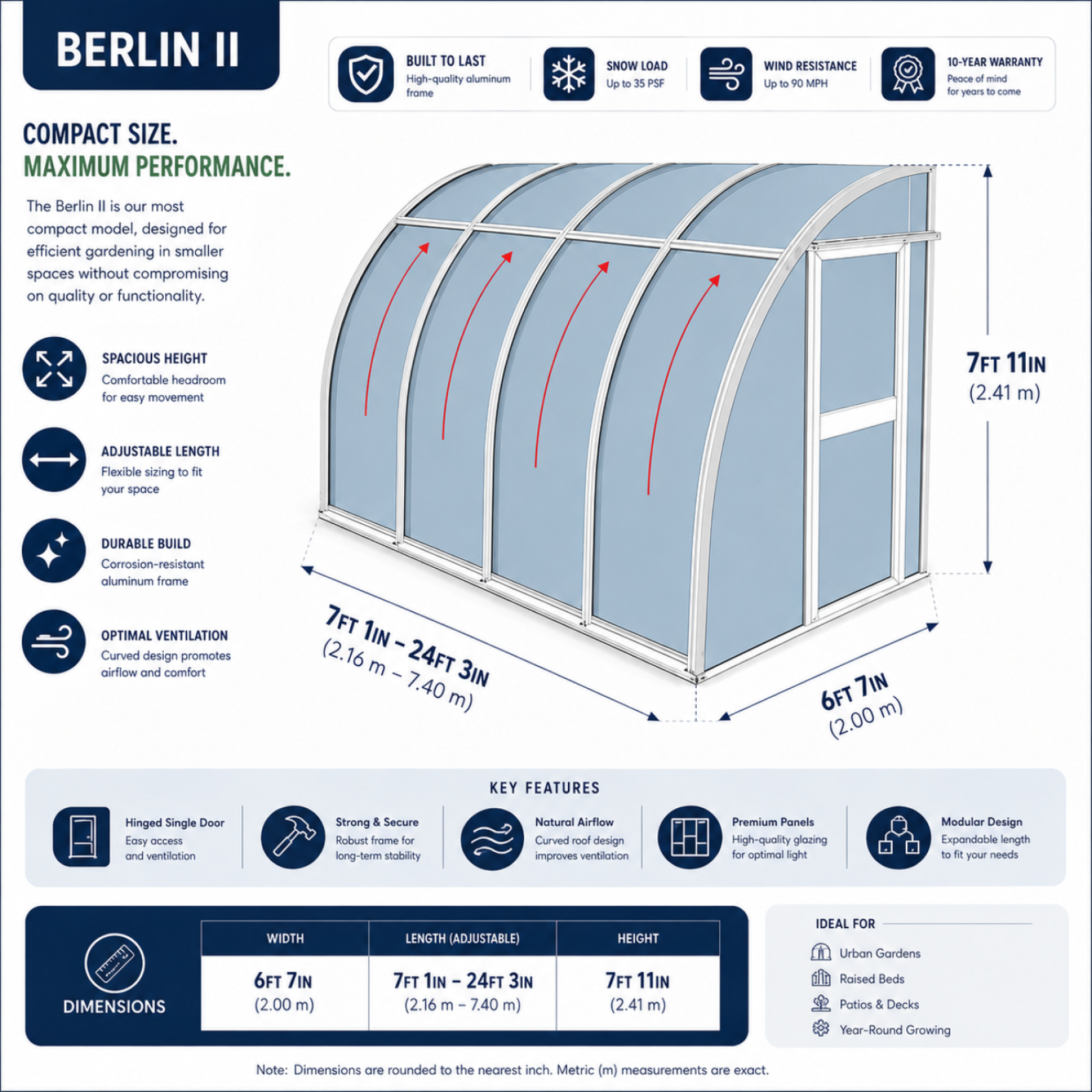 Hoklartherm | Solarveranda Berlin Greenhouse / Sunroom - MyGreenhouseStore.com