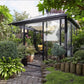 Janssens | Pyramid Glass Greenhouse Kit With 4mm Tempered Glass Glazing