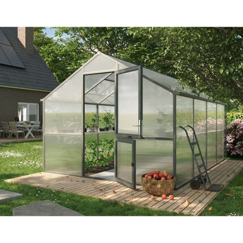 Hoklartherm | Nelke 4 Pro Series Greenhouse With 16mm Triple-Wall Polycarbonate Glazing