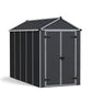 Palram - Canopia | Rubicon Polycarbonate Storage Shed With Floor - Gray