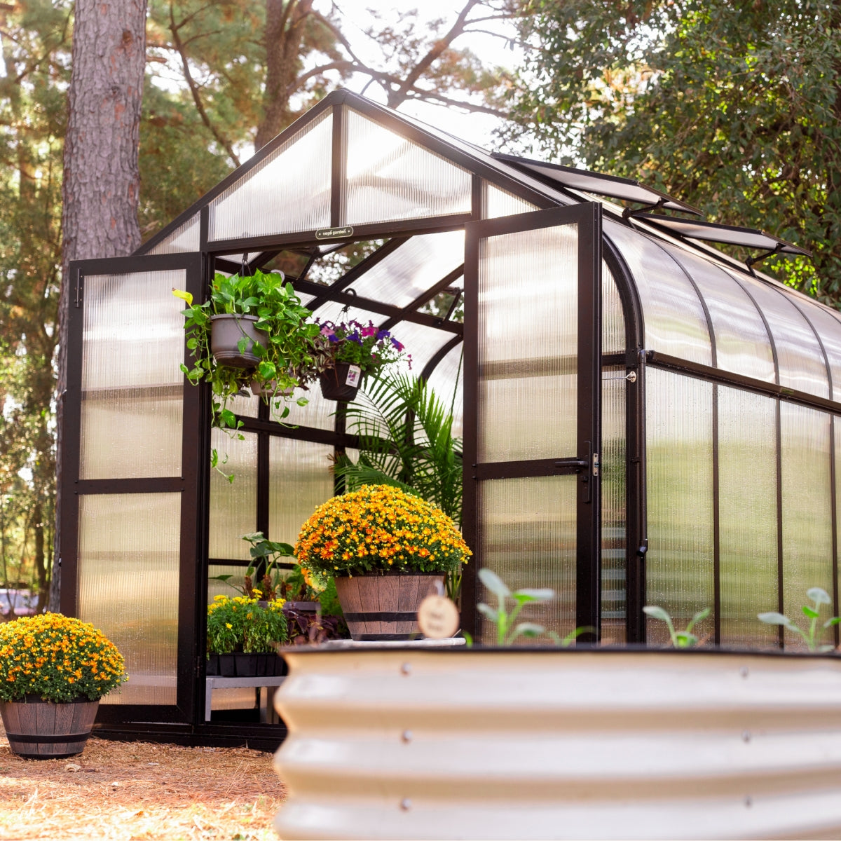 Vego | Pacific Greenhouse Kit 8ft 6in Wide