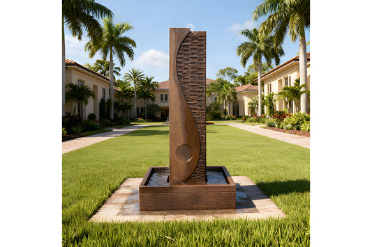 Exaco | Ying Yang Fountain – Modern Decorative Water Feature