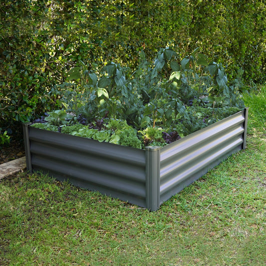 Absco | 4x3x1 ft Rectangle Raised Garden Bed