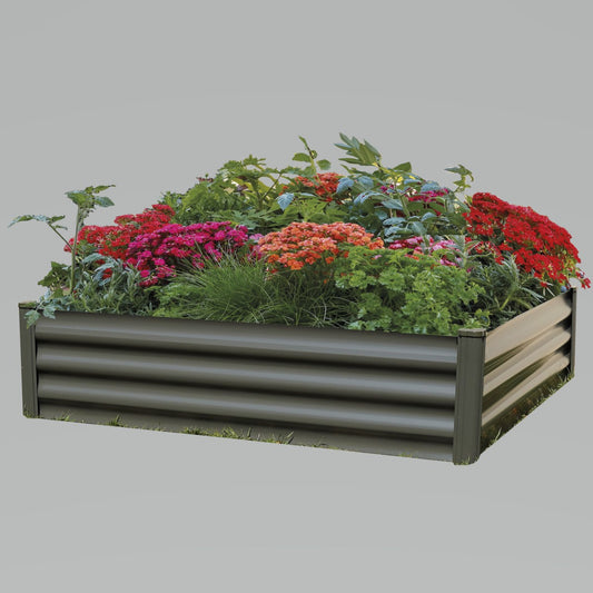 Absco | 4x4x1 ft Square Raised Garden Bed