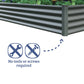 Absco | 4x4x1 ft Square Raised Garden Bed